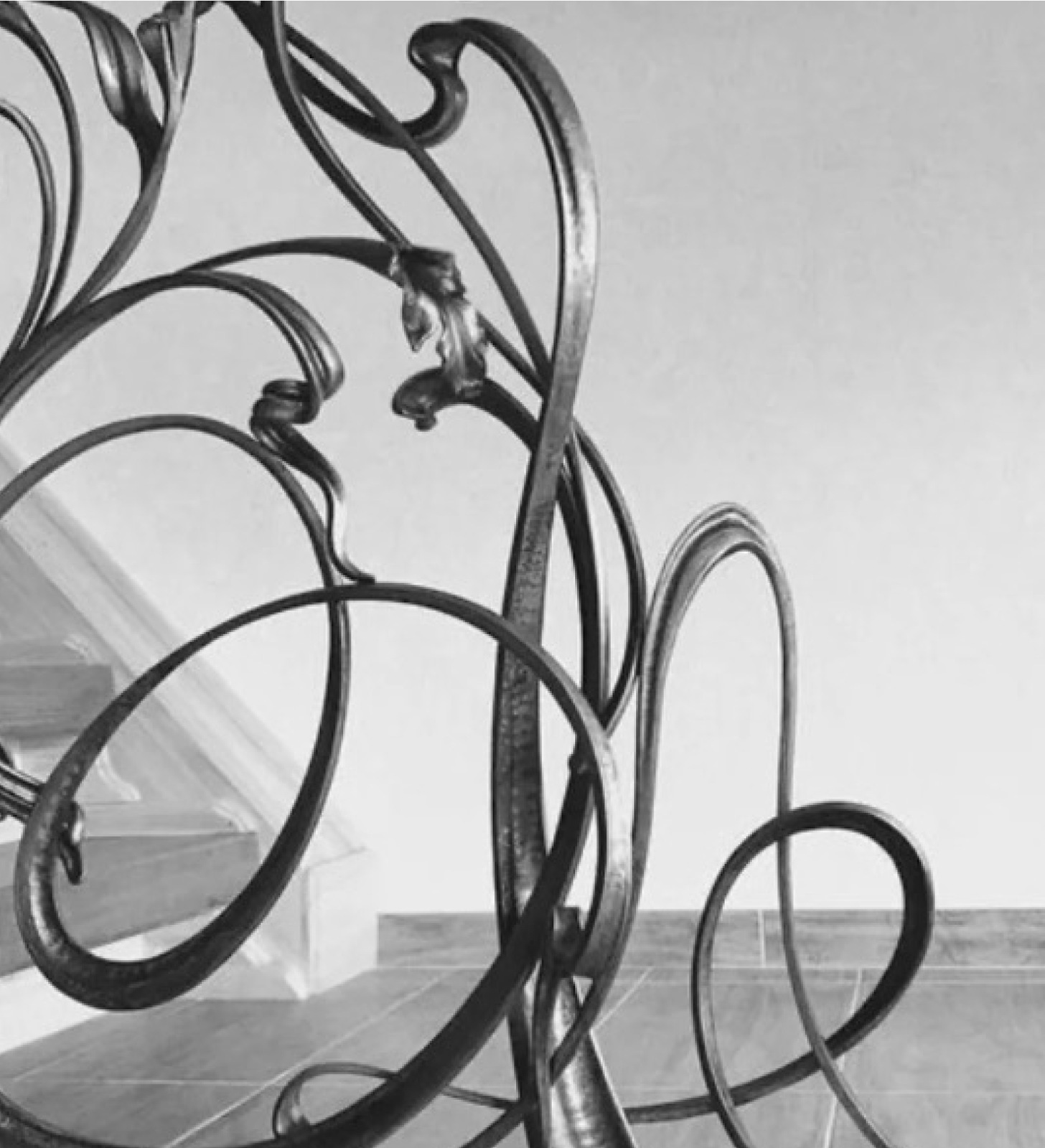 Wrought-iron Art Nouveau detail, Brussels