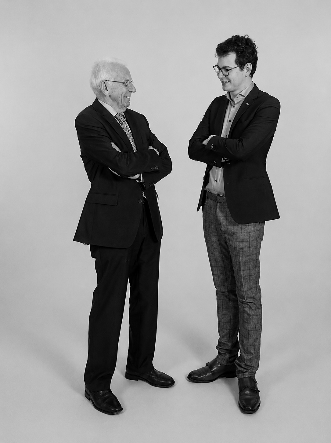 Kobus with his grandfather Sjaak, the watch's namesake